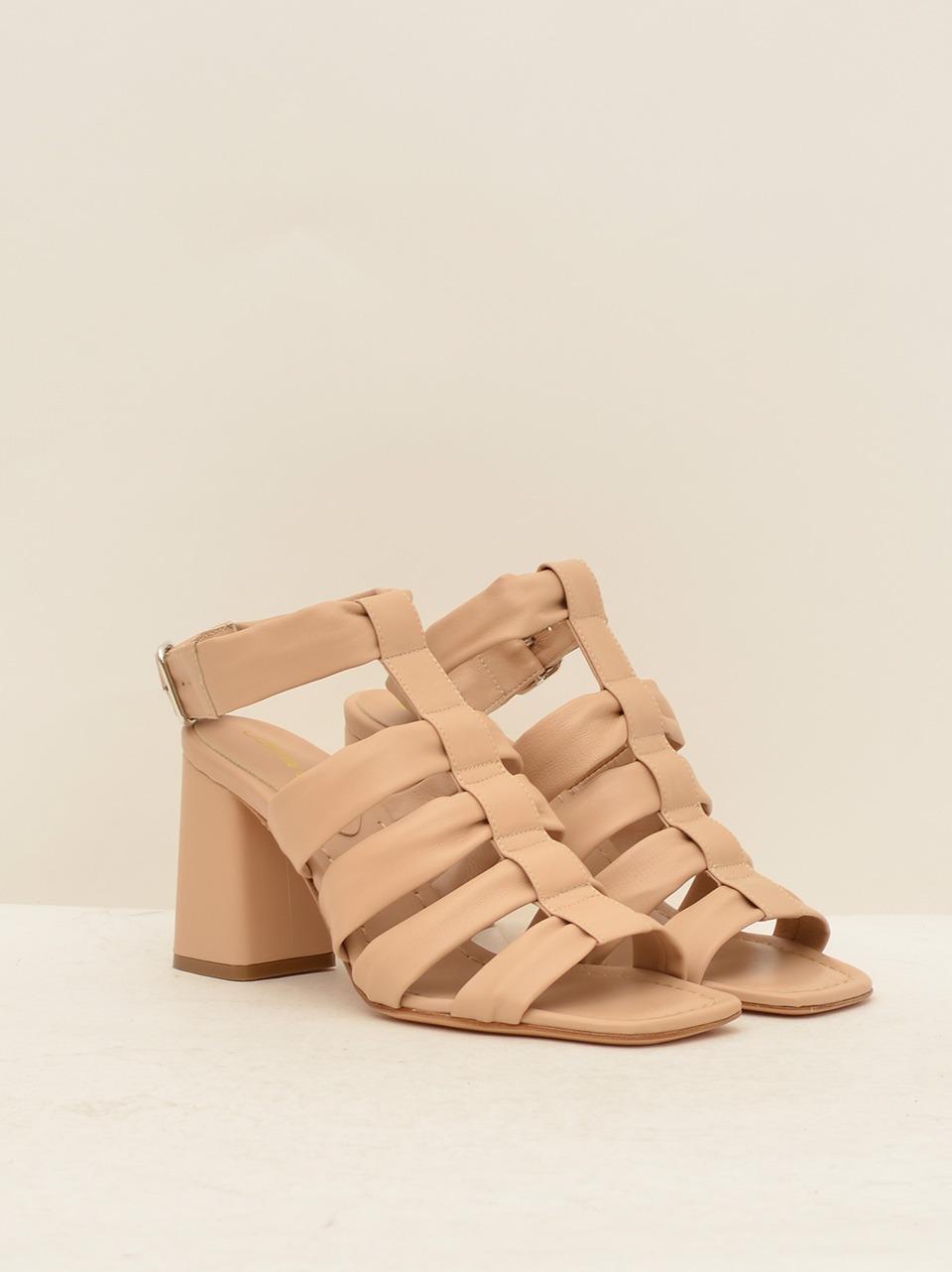 sandalo a t tacco h 70mm 3722 BEIGE ANNA F 