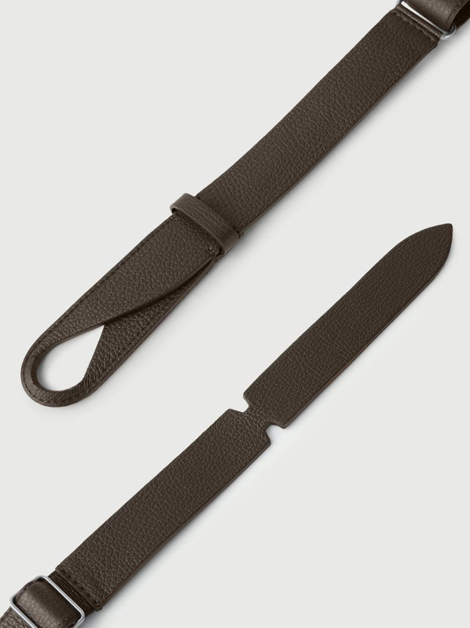 cintura nobuckle pelle micron e tessuto NB0039 MICEBANO ORCIANI NOBUCKLE 