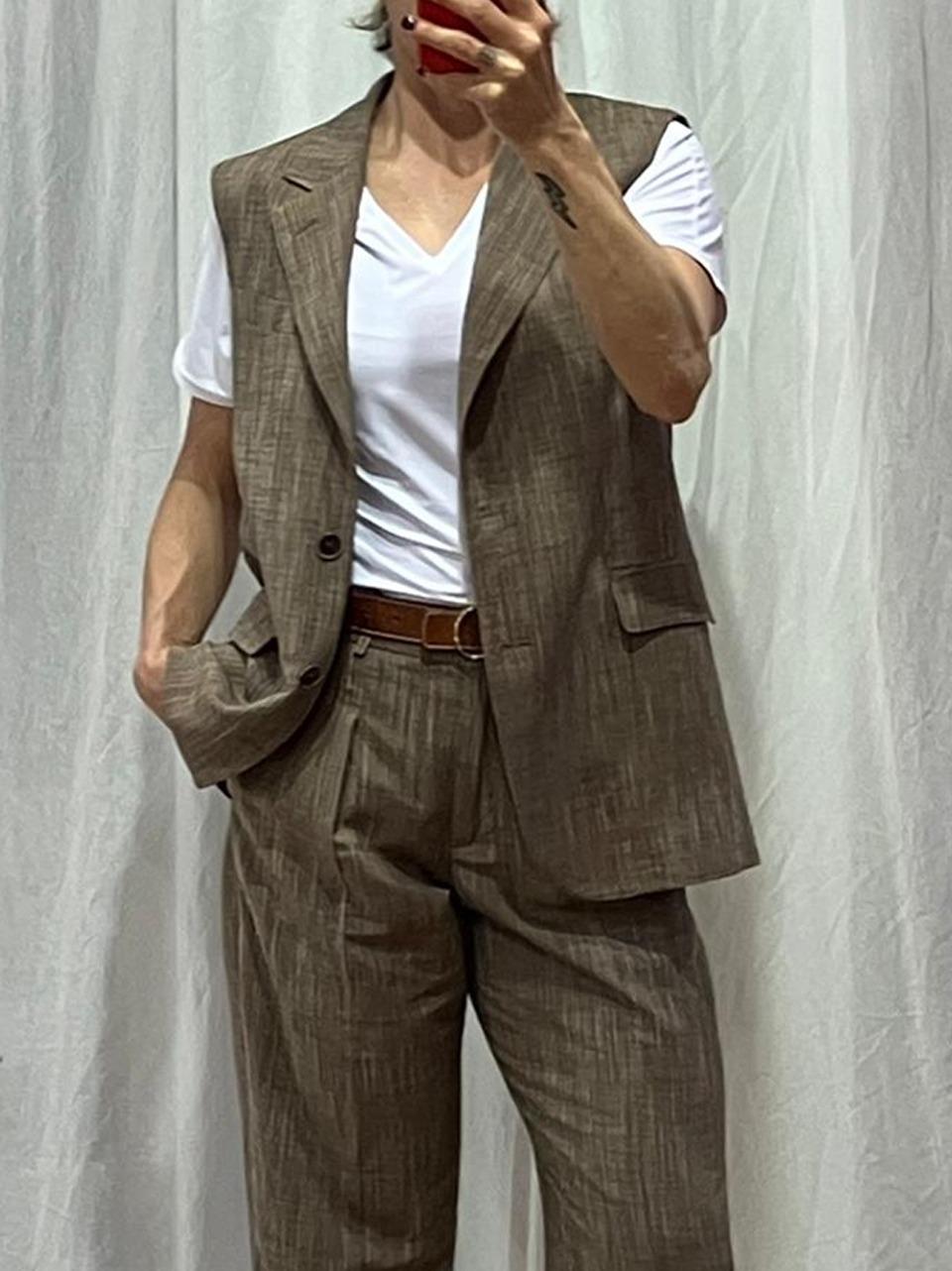 cintura impunturata h 30mm D10421 CUOIO ORCIANI 