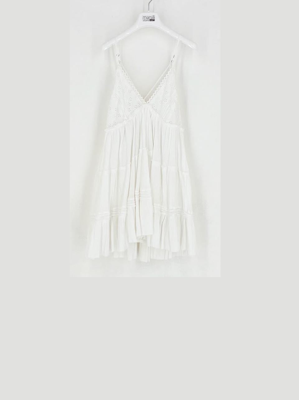 strappi tired mini dress IN1771 WHITE GLAMOROUS 