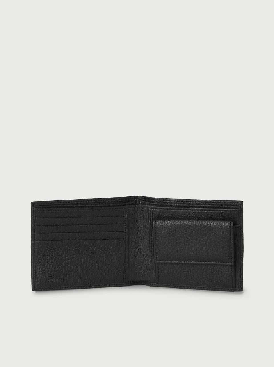 portafogli con portamonete piccolo SU0114 MICRON NERO ORCIANI 