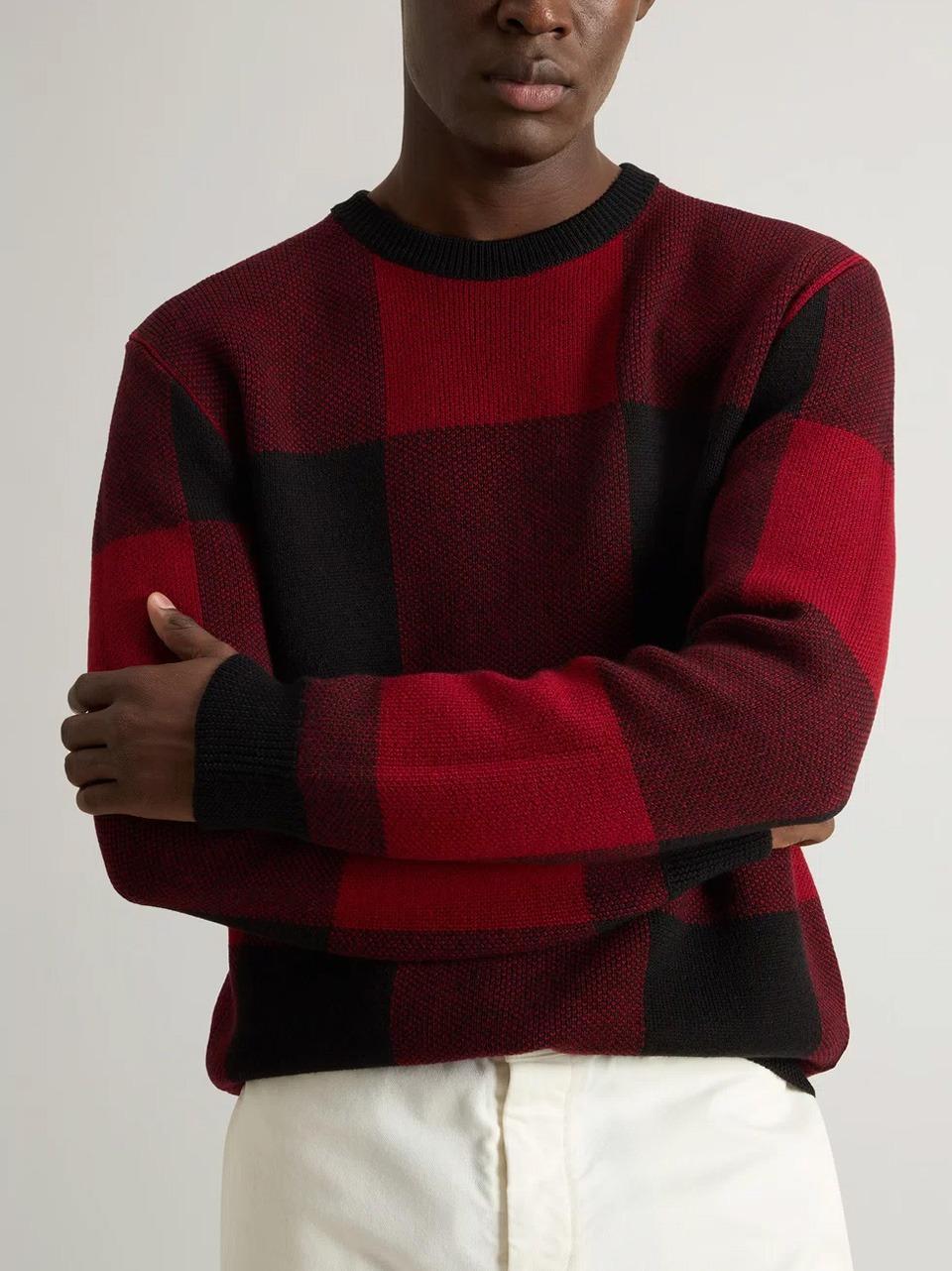 maglia a quadri KN0294 5321 WOOLRICH 