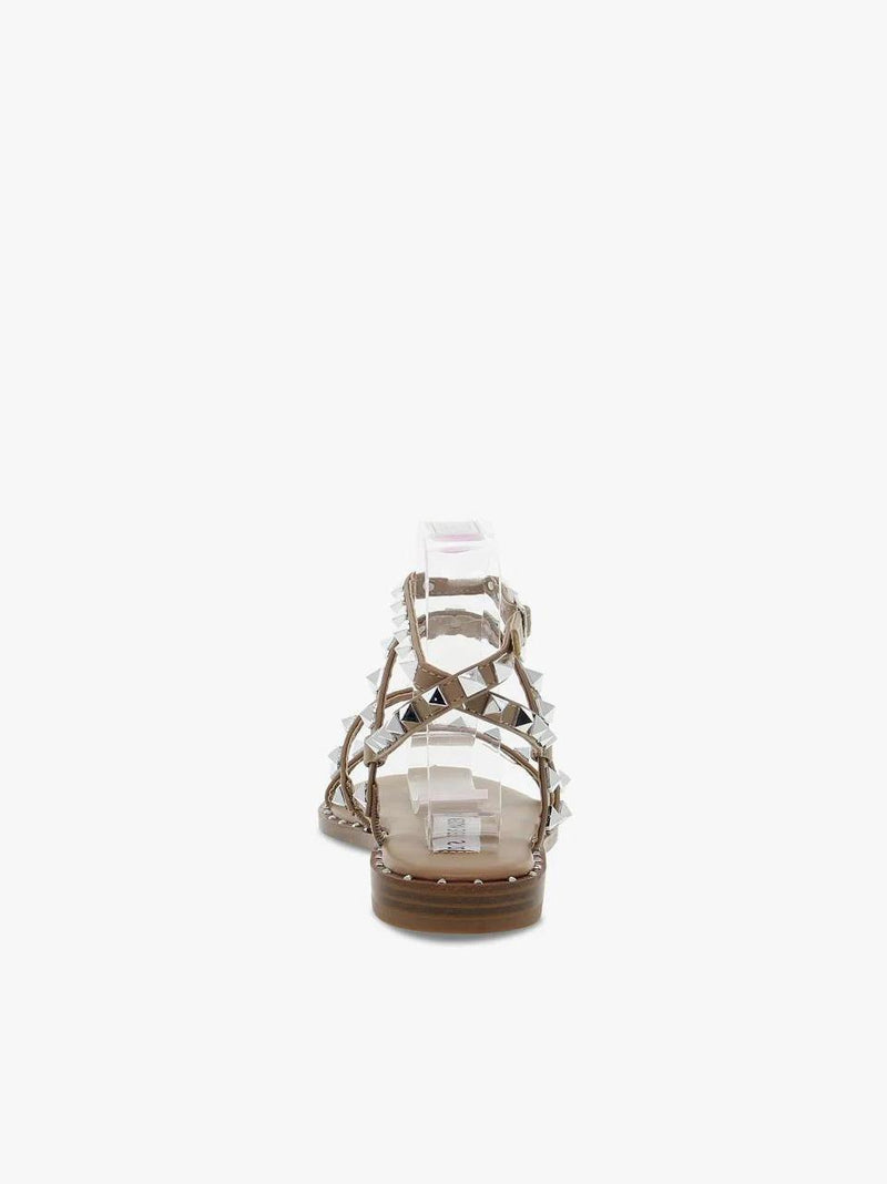 sandalo flat con borchie SMSTRAVEL TAN STEVE MADDEN 