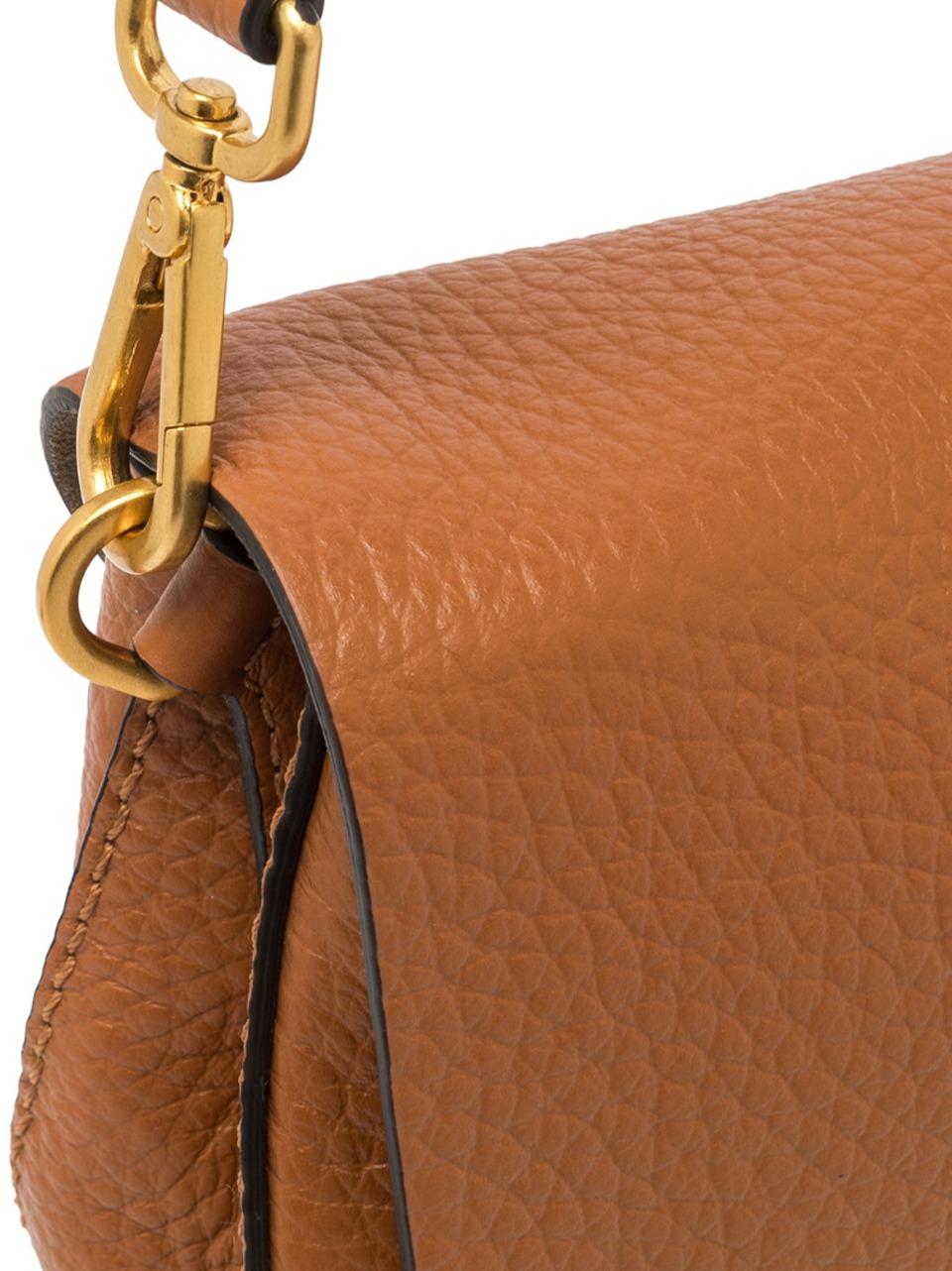 borsa tracollaelena round piccola BS11088TKL CARAMELLO GIANNI CHIARINI 