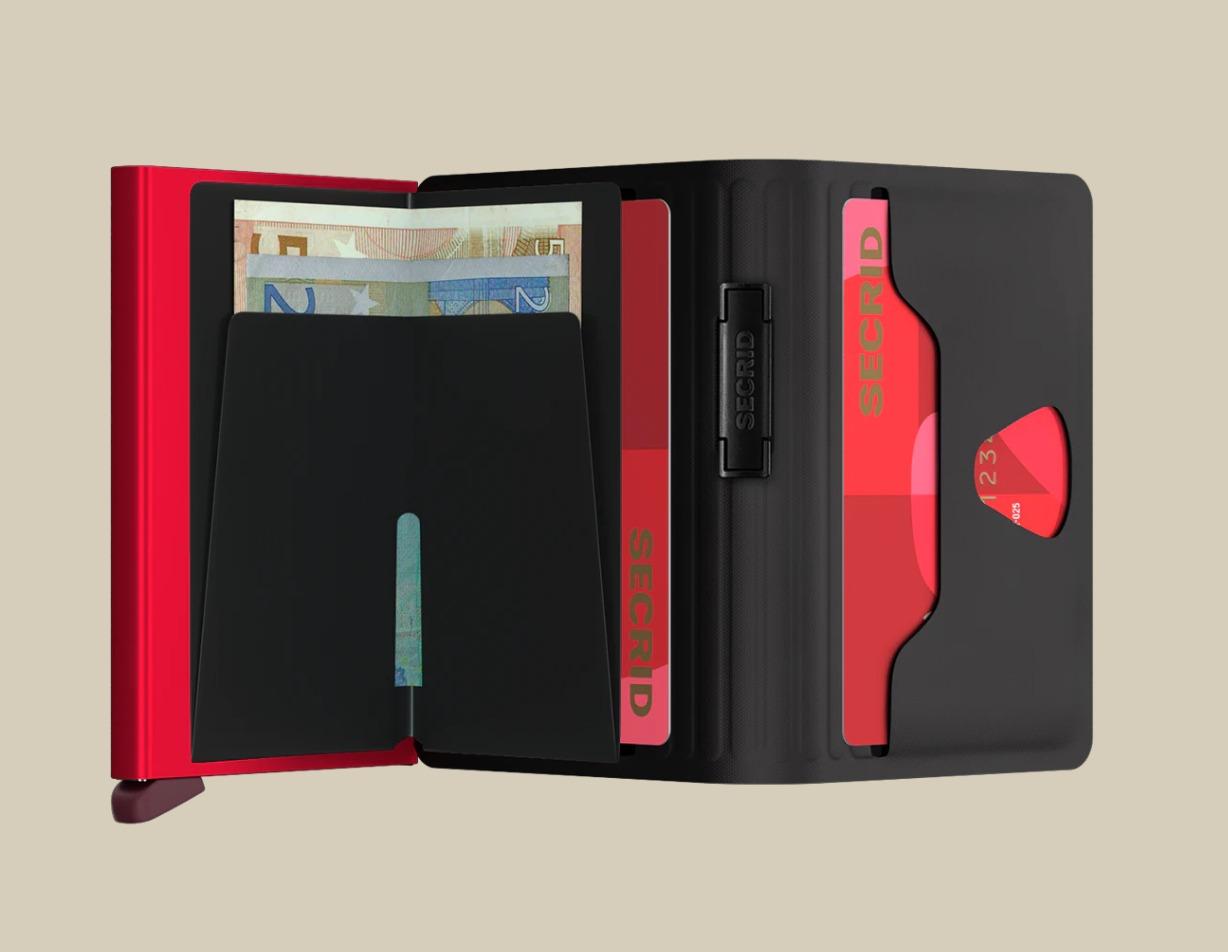 secrid band wallet sheltersuit BTP-SHELTERSUIT BLACK\RED SECRID 