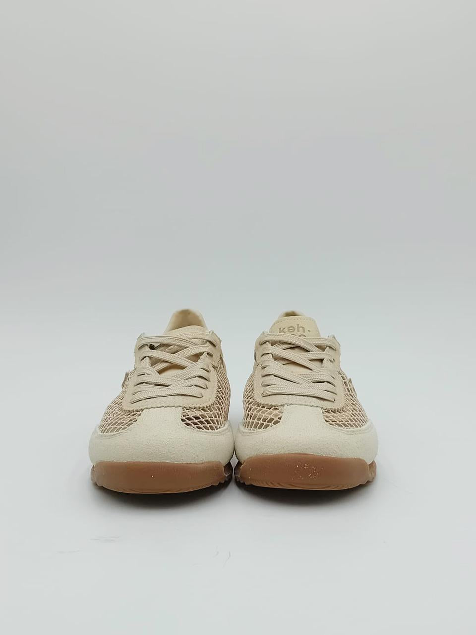sneakers retata bassa KW9801 LIGTH BEIGE Keh.noo 