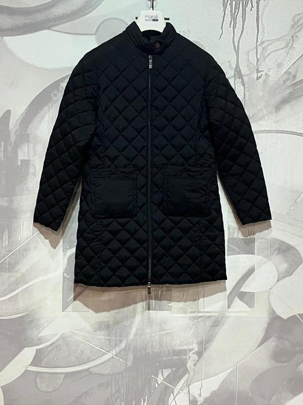 cappottino trapuntato stretch W0025 H006U BLK  