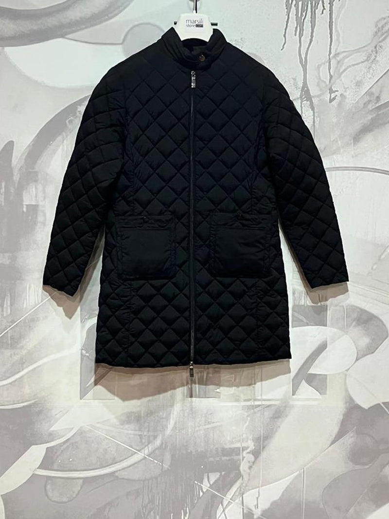 cappottino trapuntato stretch W0025 H006U BLK  