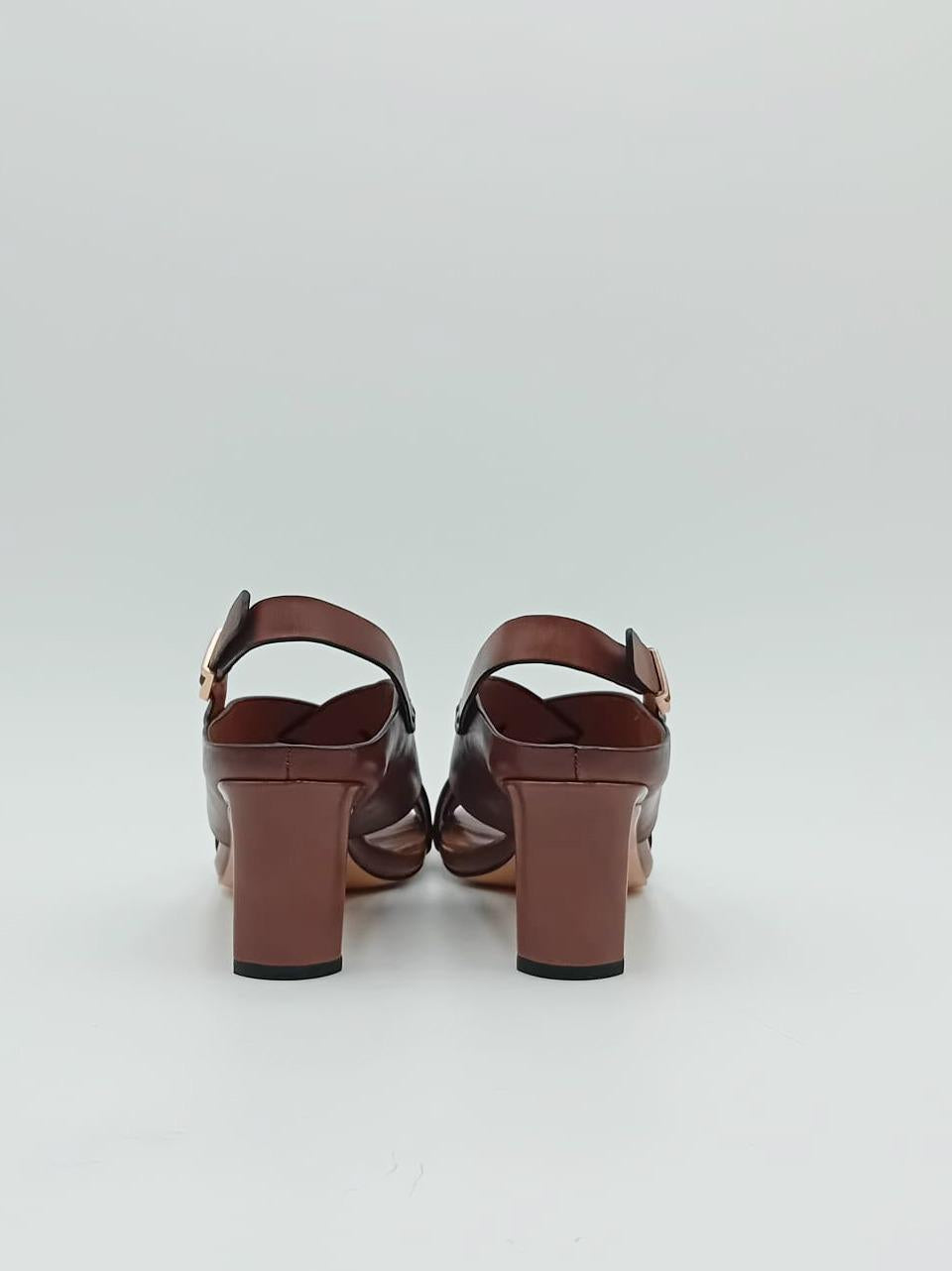 sandalo  incrociato  tacco h 70mm LINDA D COFFE miss olivia 