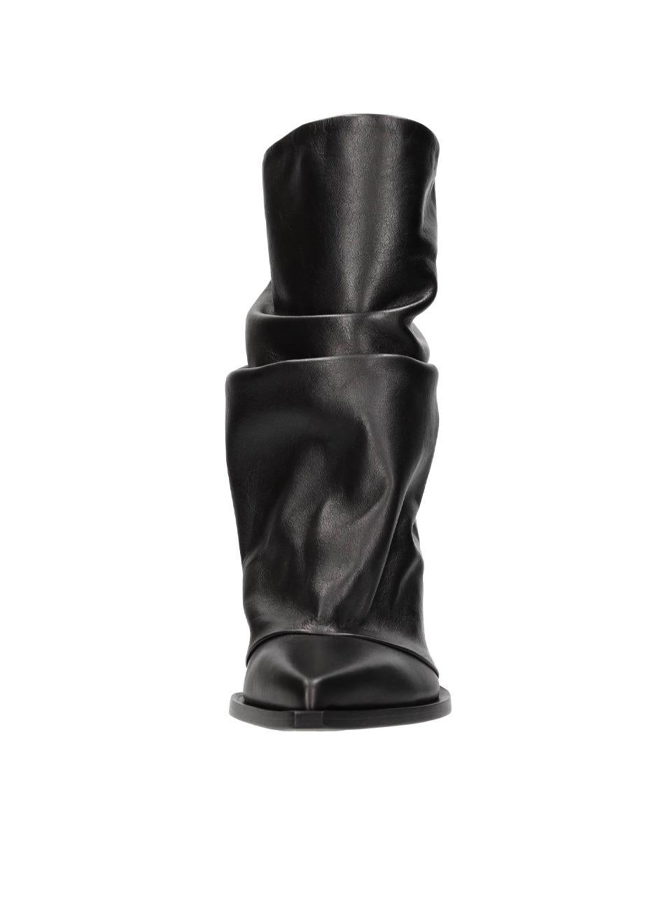 stivale ttexano con ghetta E4079 NERO ELENA IACHI 