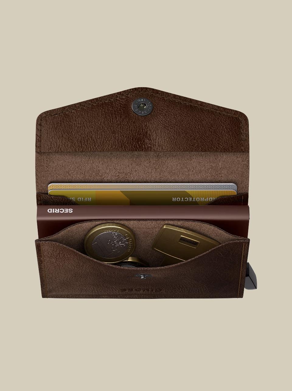 portacarte con portamonete EV-CHOCOLATE CHOCOLATE SECRID 