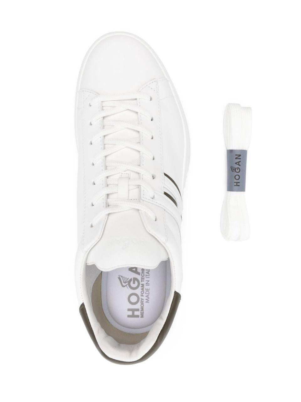 hogan essential in pelle HXM5800DV42R37239Q BIANCO\VERDE HOGAN 