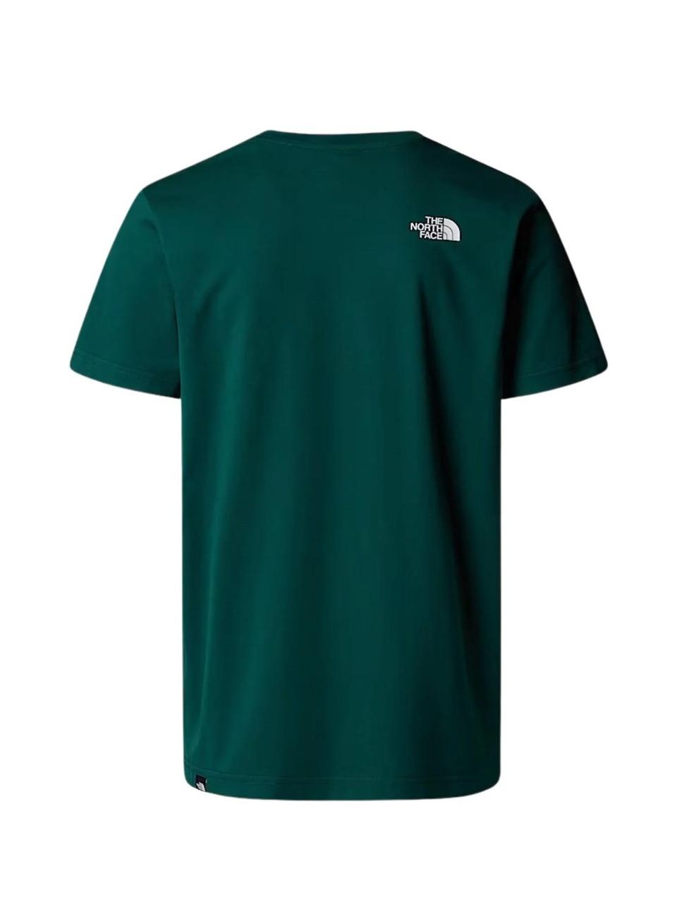 simple dome tee NF0A87NG6 DEEP NORI THE NORTH FACE 