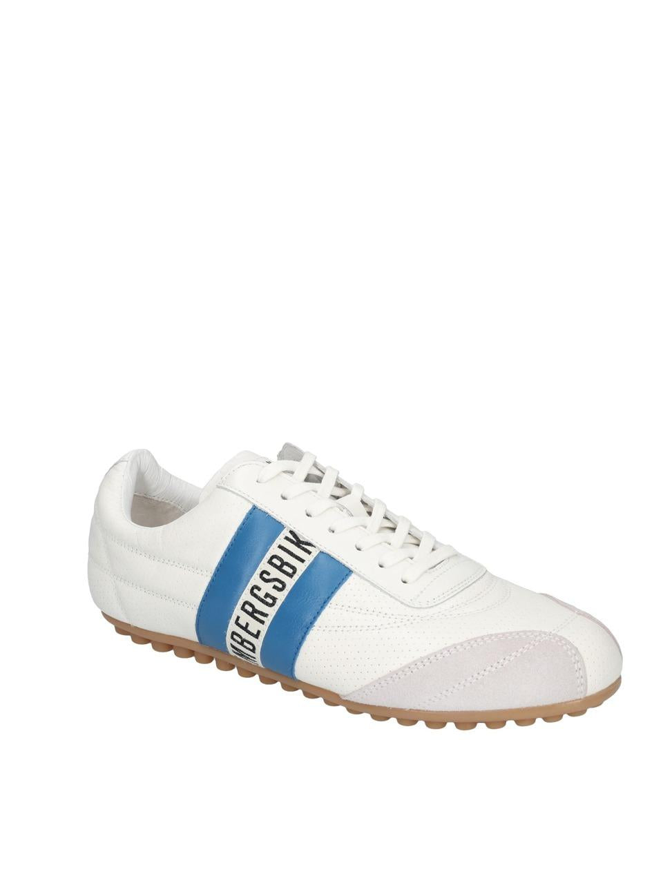 sneakers soccer 30509 BBIANCO\BLU BIKKEMBERGS 