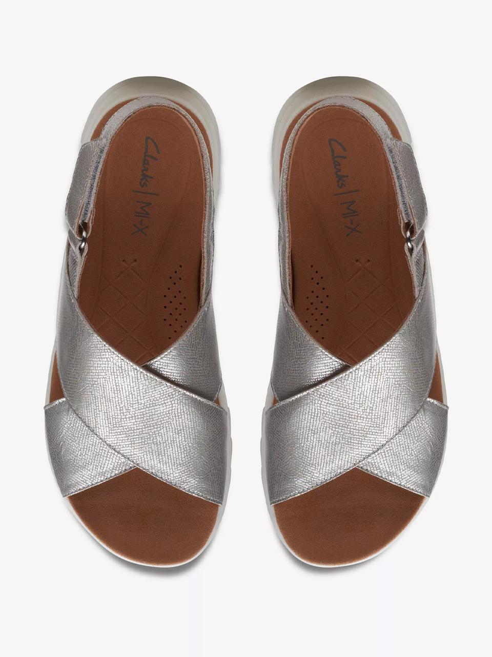 sandalo incrocio 171951 SILVER Clarks 