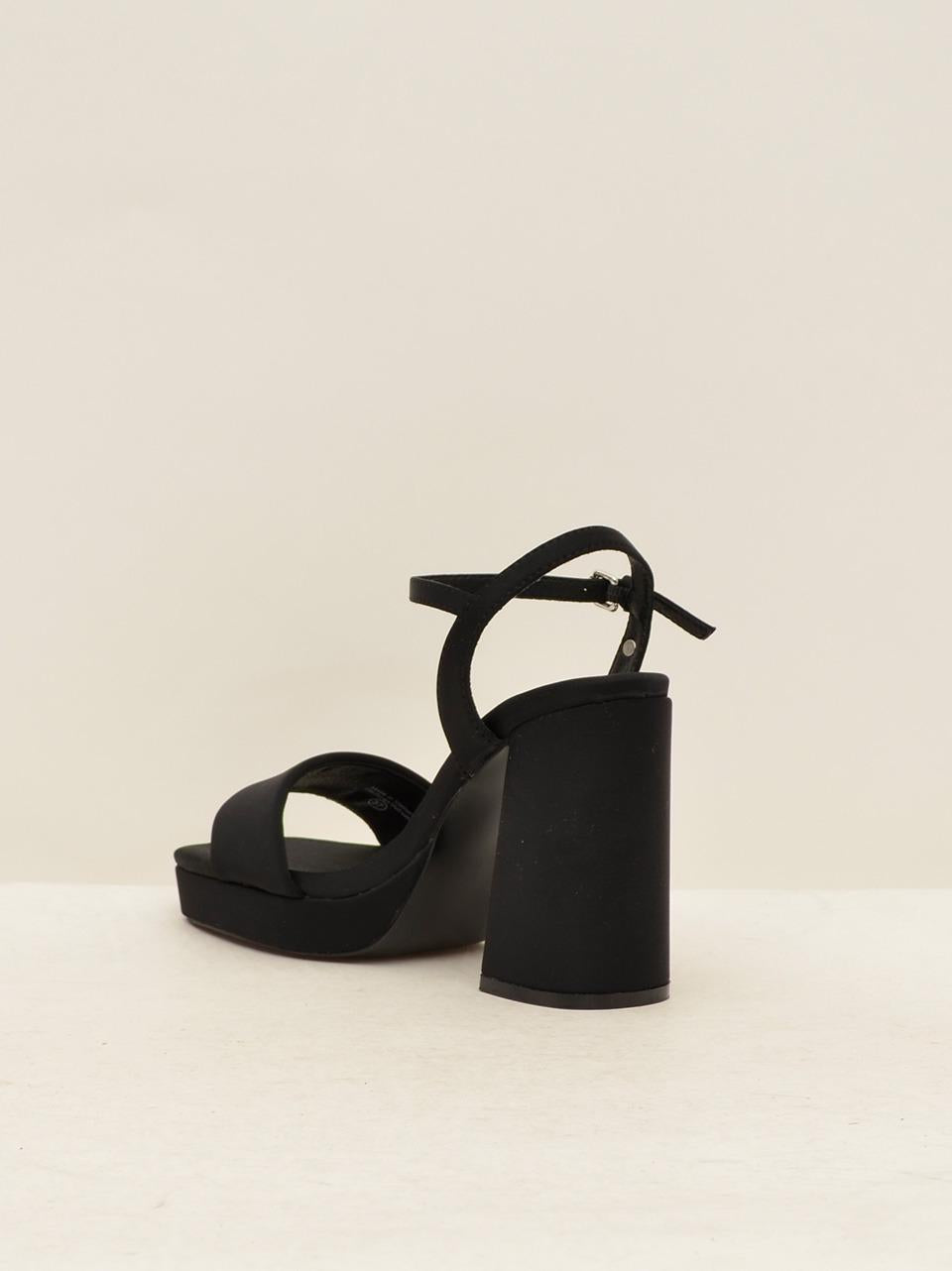 sandalo tacco 80 mm 72086DENTON NERO GIOSEPPO 