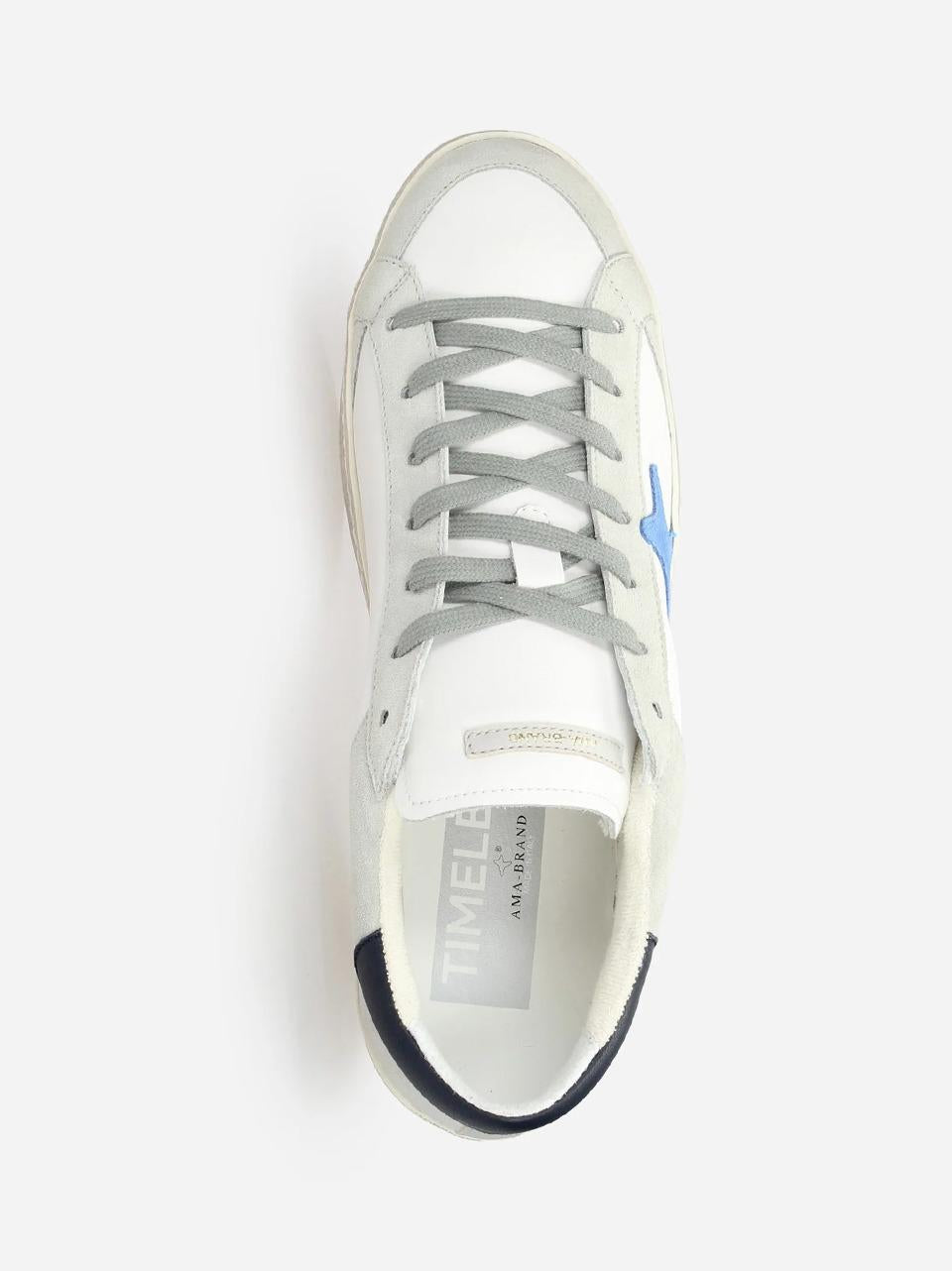 sneakers timless 4614 BIANCO CEL AMA brand 