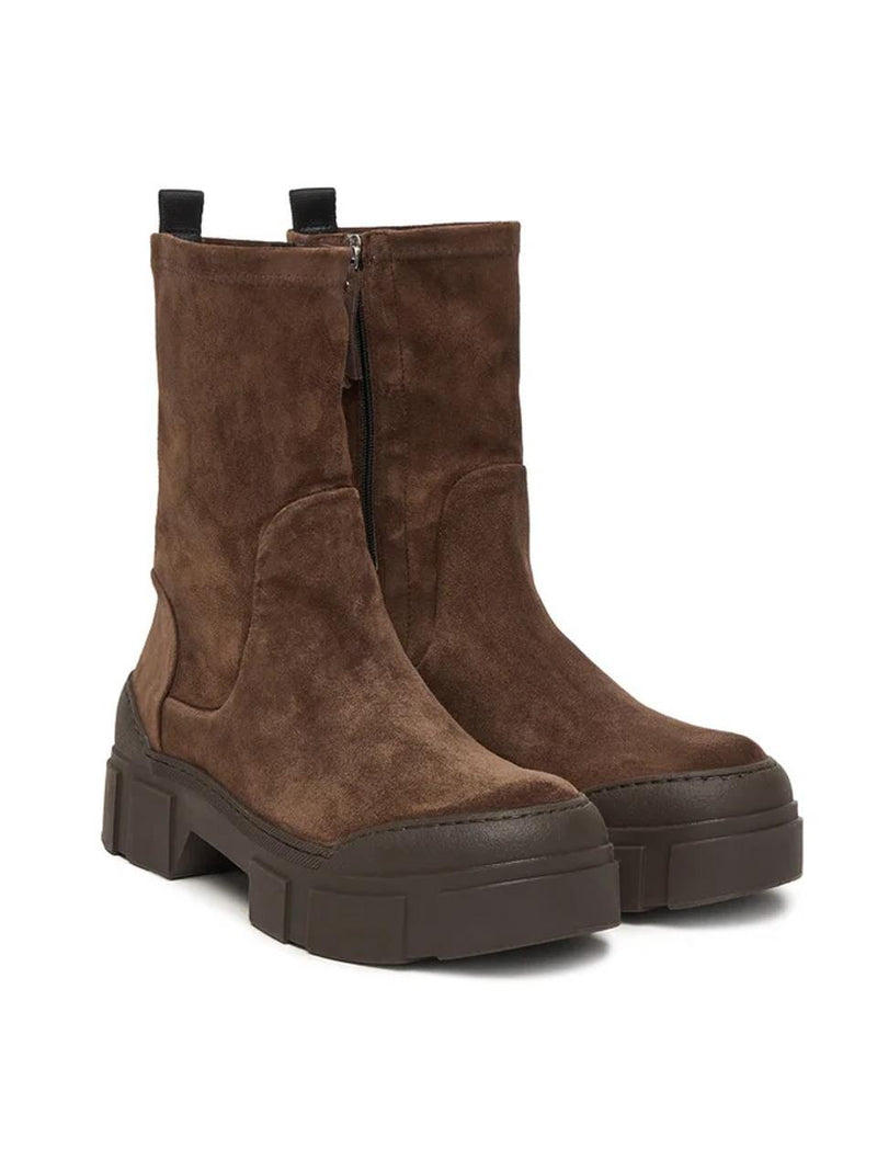 stivaletto con zip 4010 DARK BROWN VIC MATIE' 