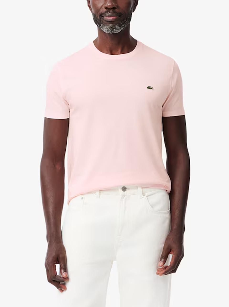 t shirt in pima TH6709 T03 LACOSTE 