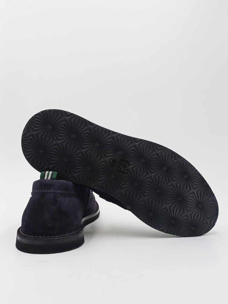 mocassino con passante ideal suola in gomma 1013 LIGTHBLU GREEN GEORGE 