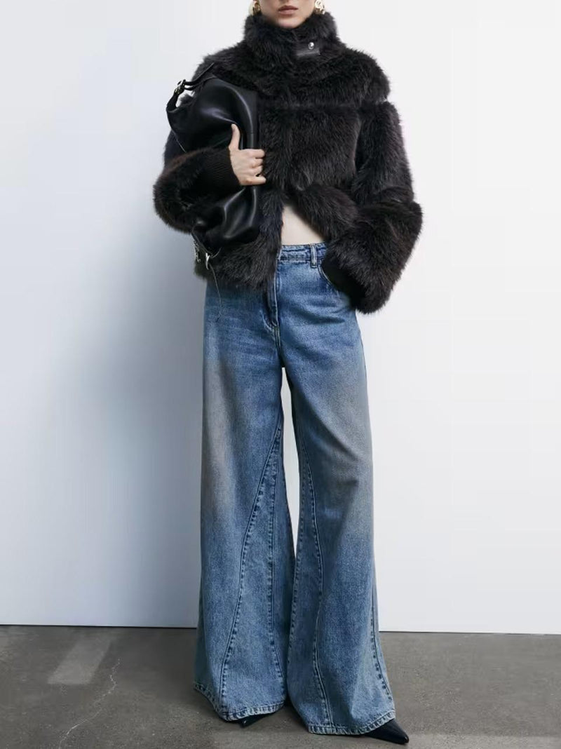 ecopelliccia giubbino 2O0174 CHOCOLATE Patrizia pepe 