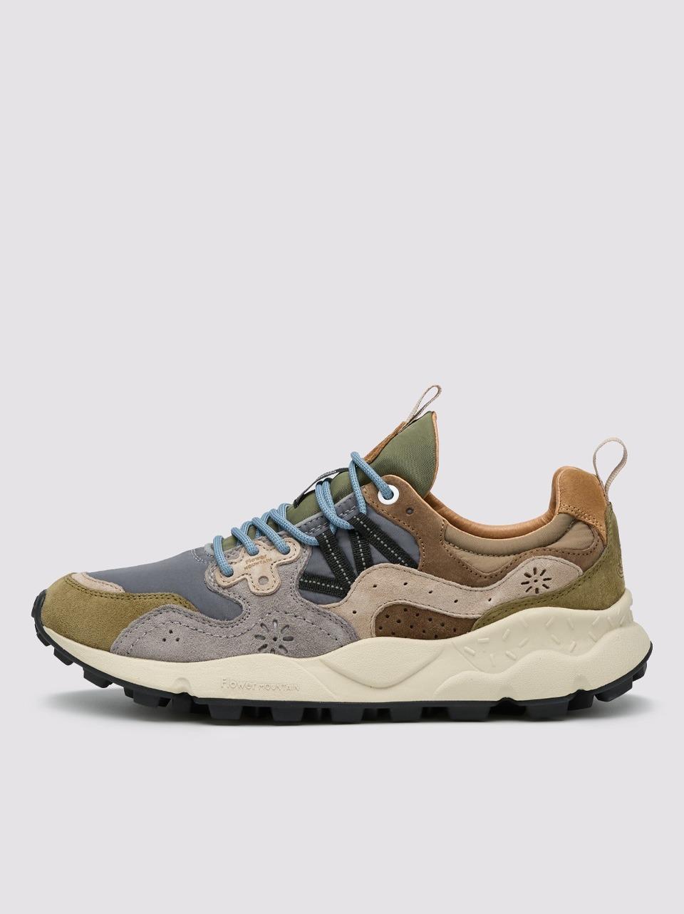 yamano 3 YAMANO 3. 1F84 MILITARE GREY FLOWER MOUNTAIN 