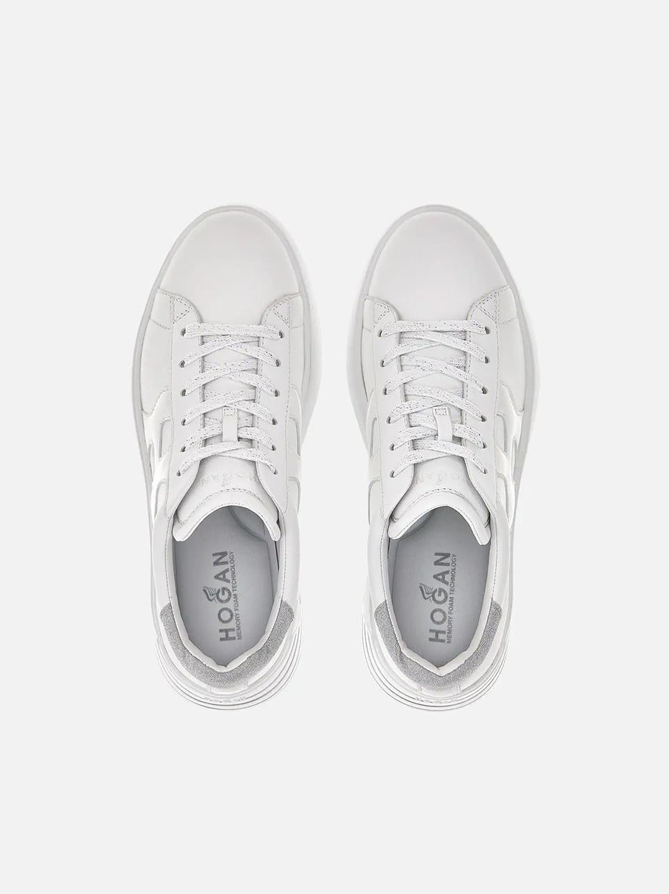 sneakers rebel HXW5640DN61QYQ0351 BIANCO ARGENTO HOGAN 