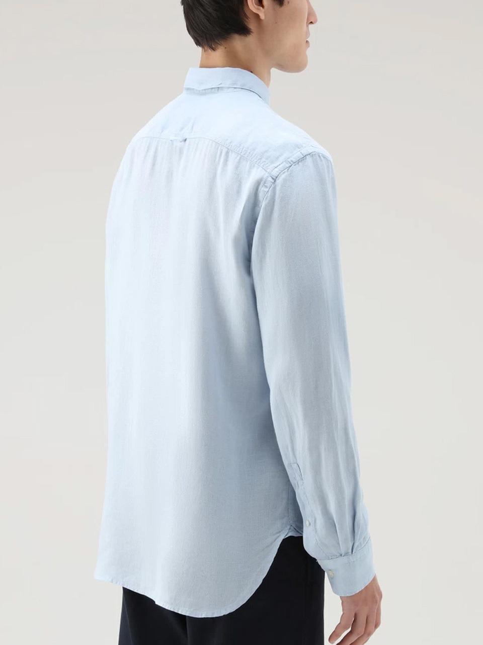 camicia in lino CFWOSI0113MRUT3372 UT3372 I WOOLRICH 
