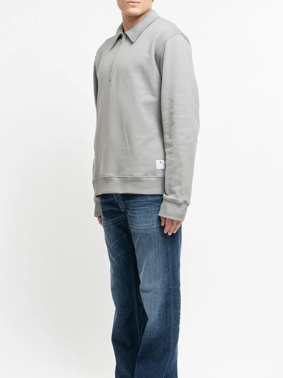 felpa taglio polo con zip BOSS FELPA FFERR DEPARTMENT FIVE 