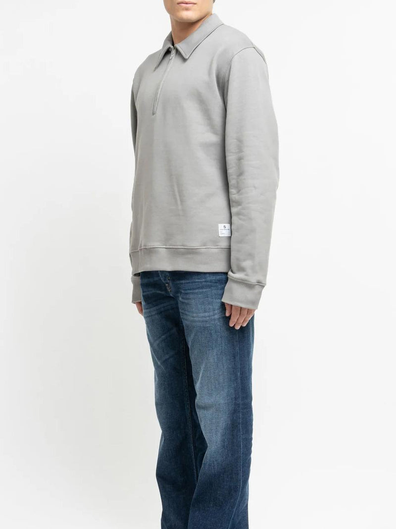 felpa taglio polo con zip BOSS FELPA FFERR DEPARTMENT FIVE 