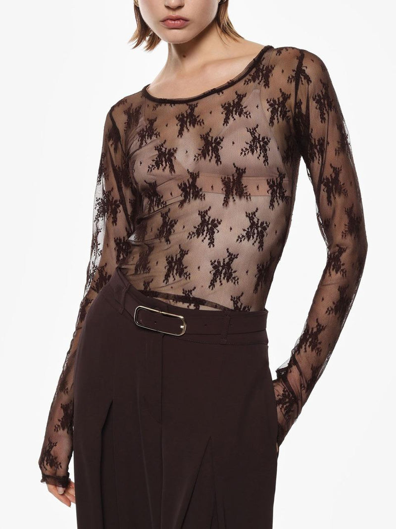 t shirt pizzo TW91KMX C SELECTED 