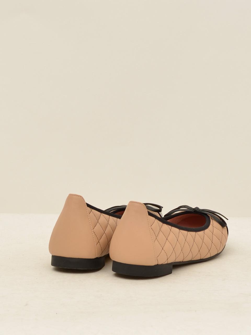ballerina matellasse con fiocchetto 51576 BEIGE\NERO Pretty Ballerina 