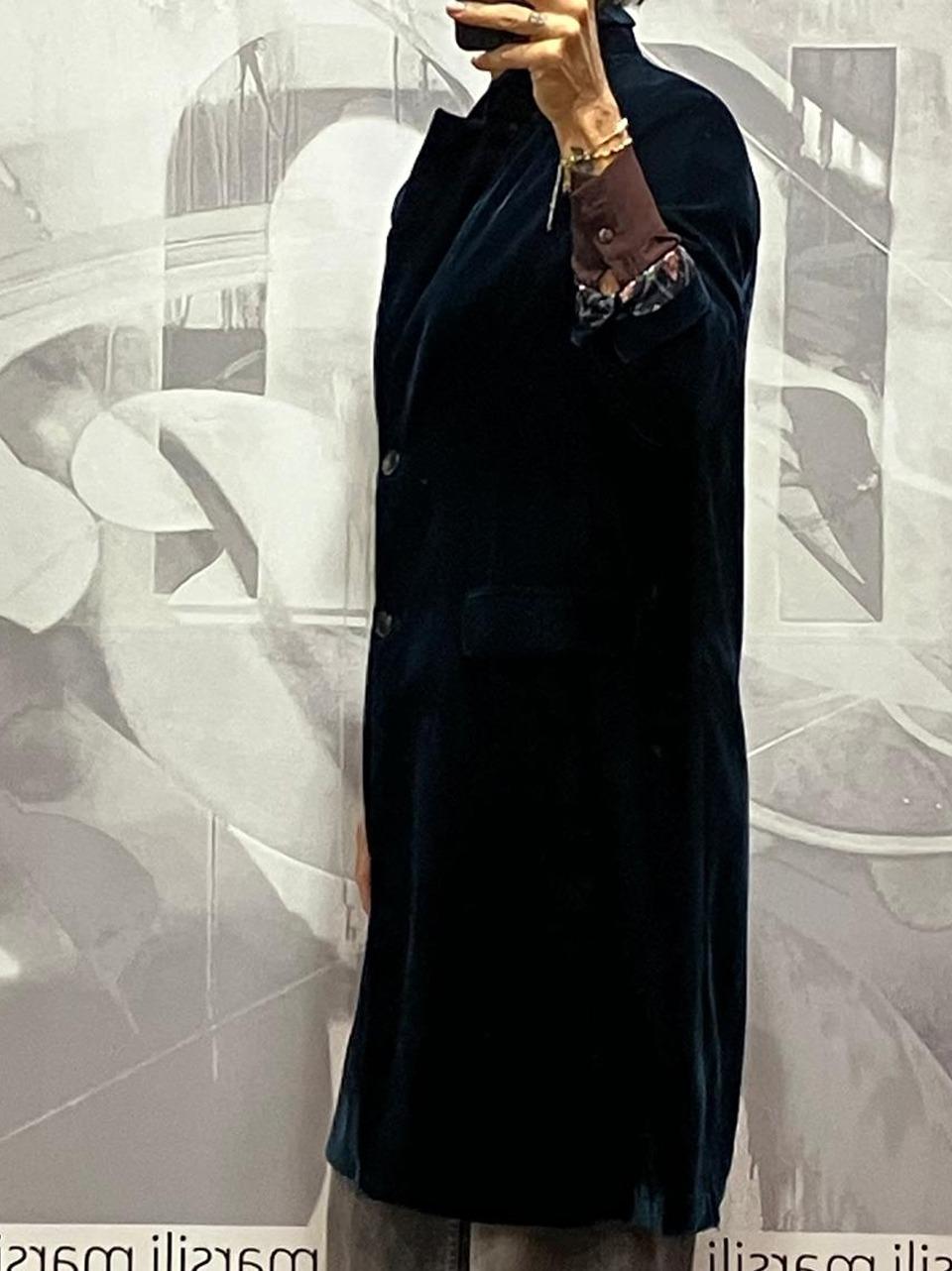 cappotto velluto 25595 B WU' SIDE 