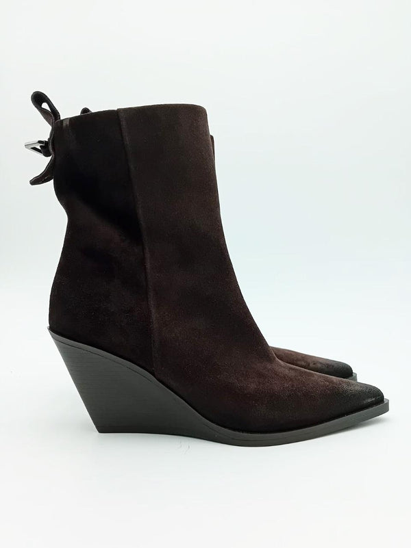 stivaletto con zeppa E4091 TDM ELENA IACHI 
