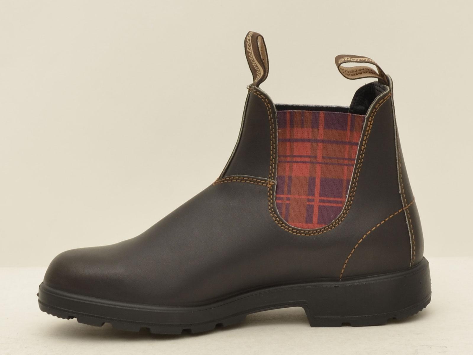 beatles elastico  tartan rosso 2100 BC BROWN LETHER BROWN Blundstone 