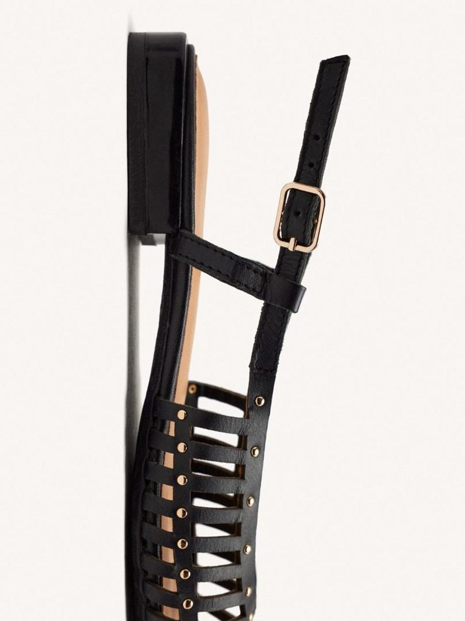 chanel flat laserato 74076-JERIKO NERO GIOSEPPO 