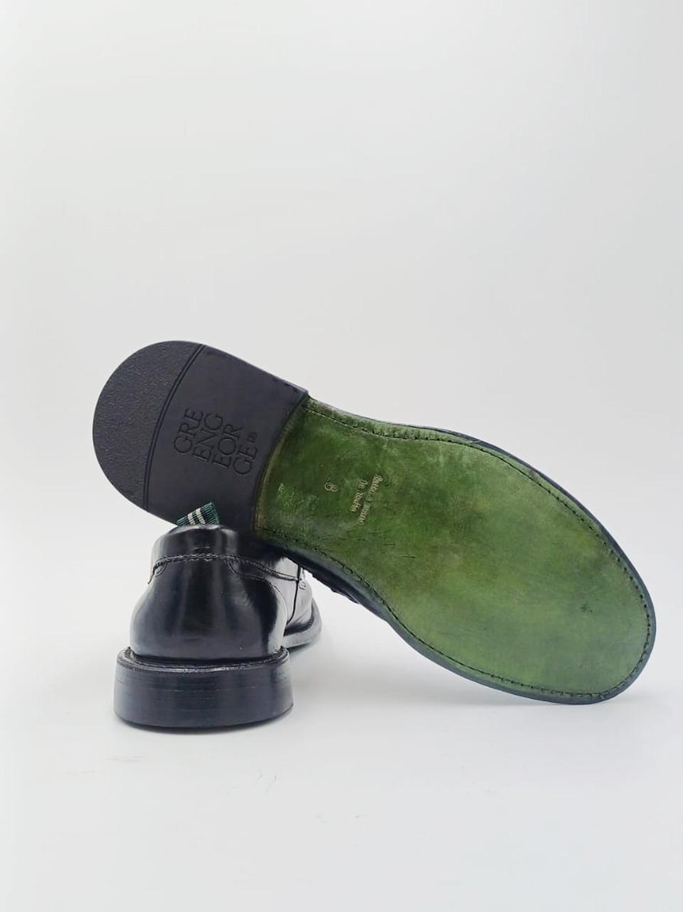mocassino con passante ideal suola in cuoio 1024 MAREMMANERO GREEN GEORGE 