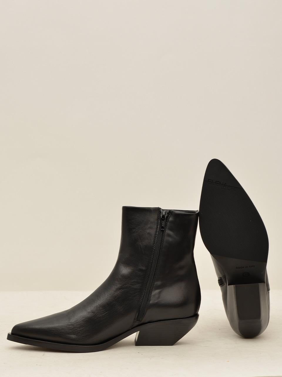 stivaletto con zip interna E4021 NERO ELENA IACHI 
