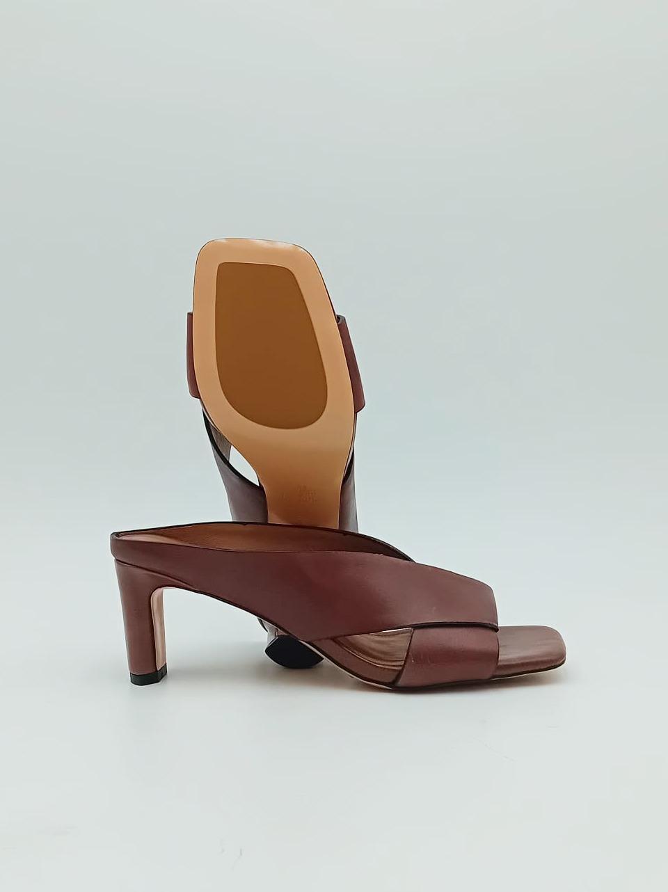 sabot  incrociato  tacco h 70mm LINDA F COFFIE miss olivia 
