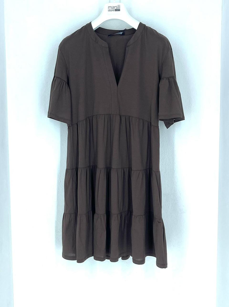 abito in  jersey con balze SAGGINA C WEEKEND  by Max Mara 