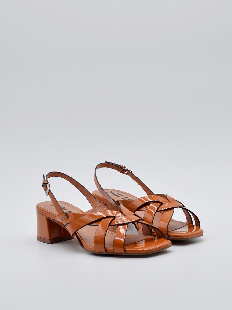 sandalo tacco h 50mm 630 TERRACOTTA BIBI LOU 