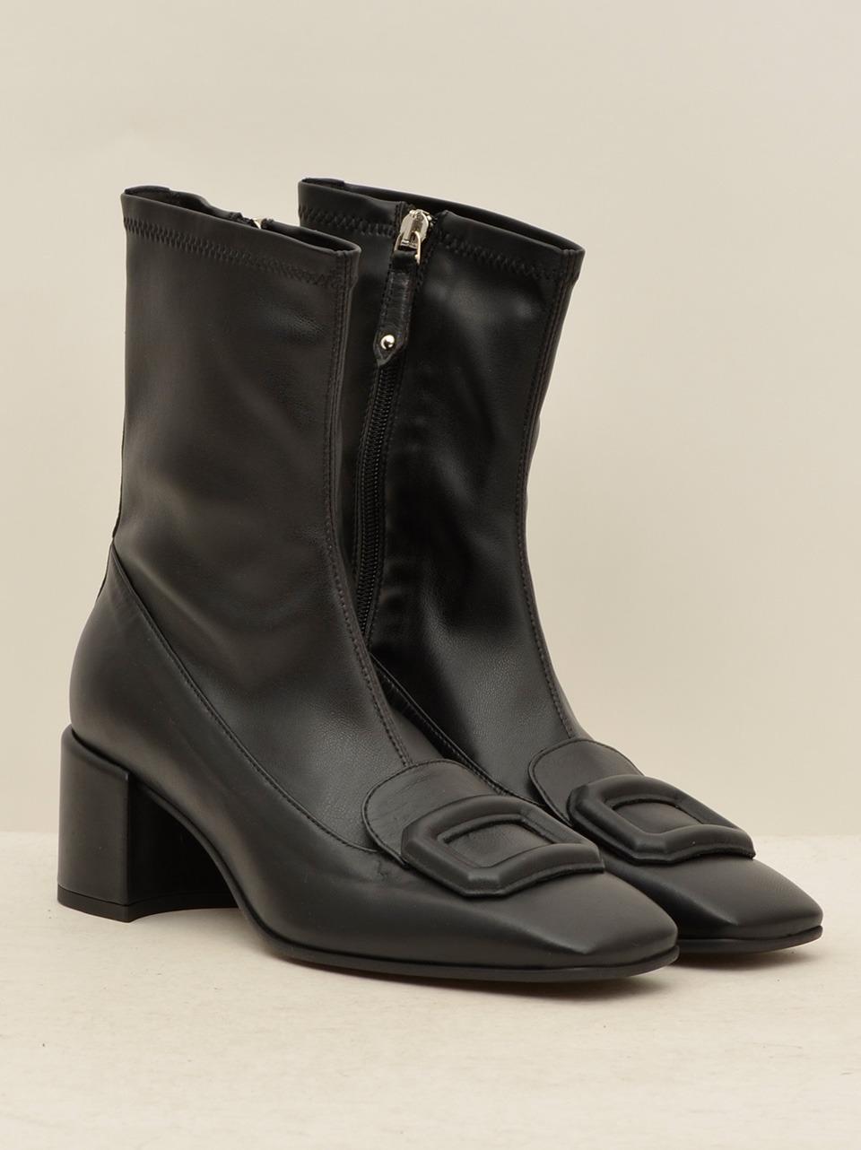 stivaletto con accessorio 9142 NERO BRUGLIA 