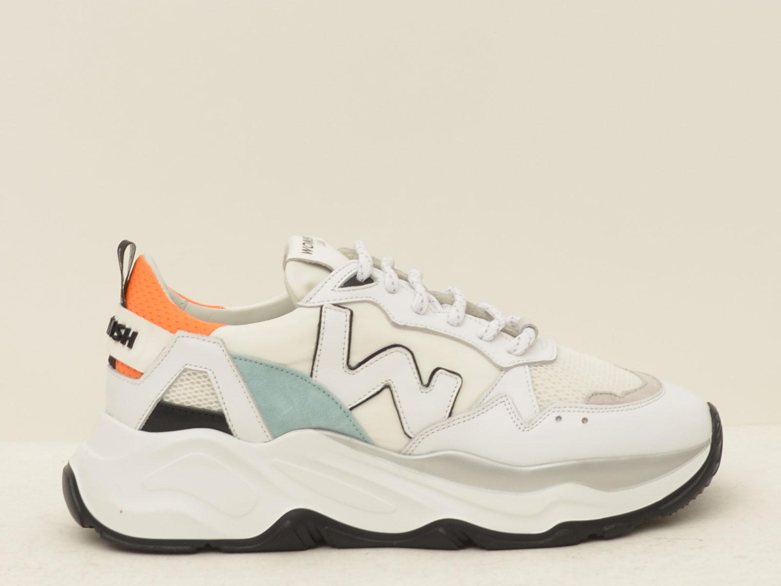  FU016-0001130 WHITE ORANGE WOMSH 