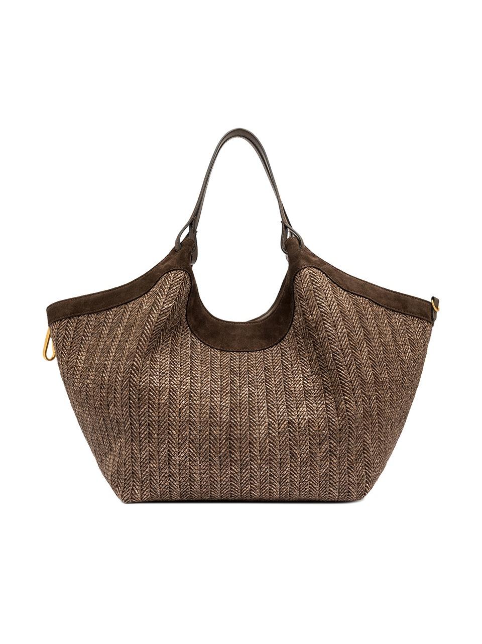 shopping dua grande paglia spigata BS12340 CHOCO GIANNI CHIARINI 