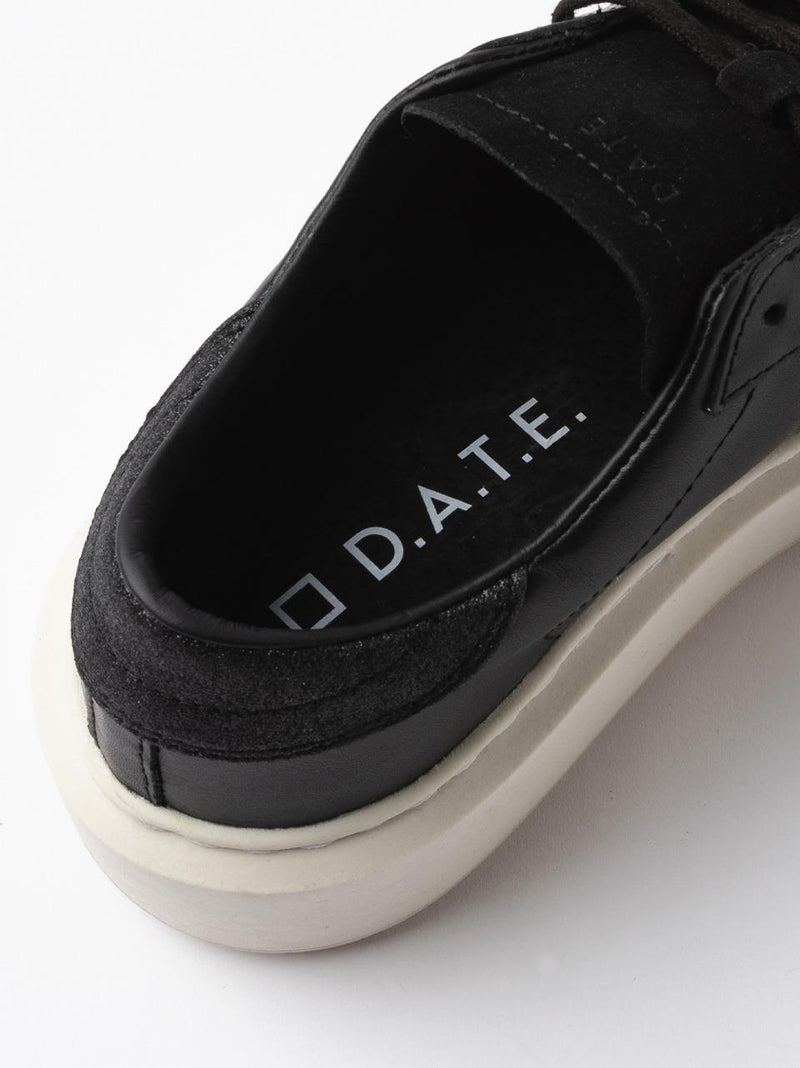 sneakers hill platform W431-HP-CA-BK NERO D.A.T.E 