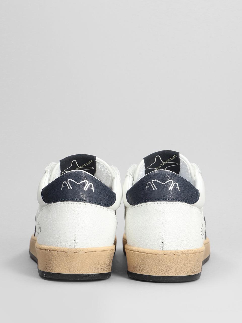 sneakers sun 3012 BIANCO\BLU AMA brand 