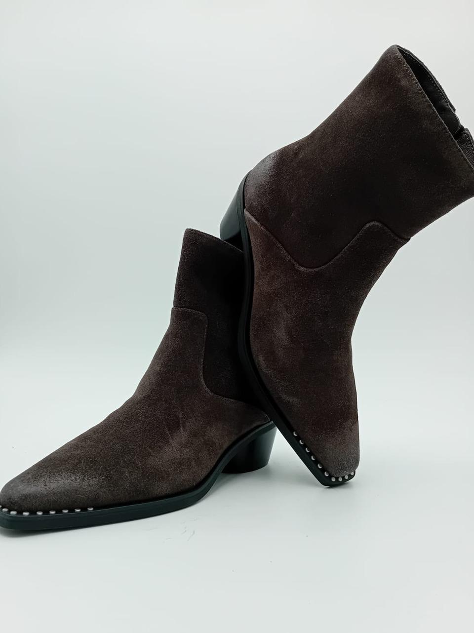 stivaletto tex con borchiette HASLEY COMBOC AFRICA ASH 