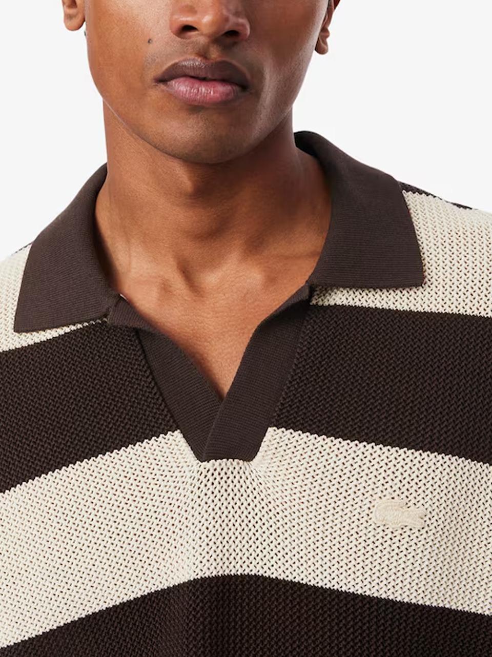 polo macro riga cotone canestro AH2561 M LACOSTE 