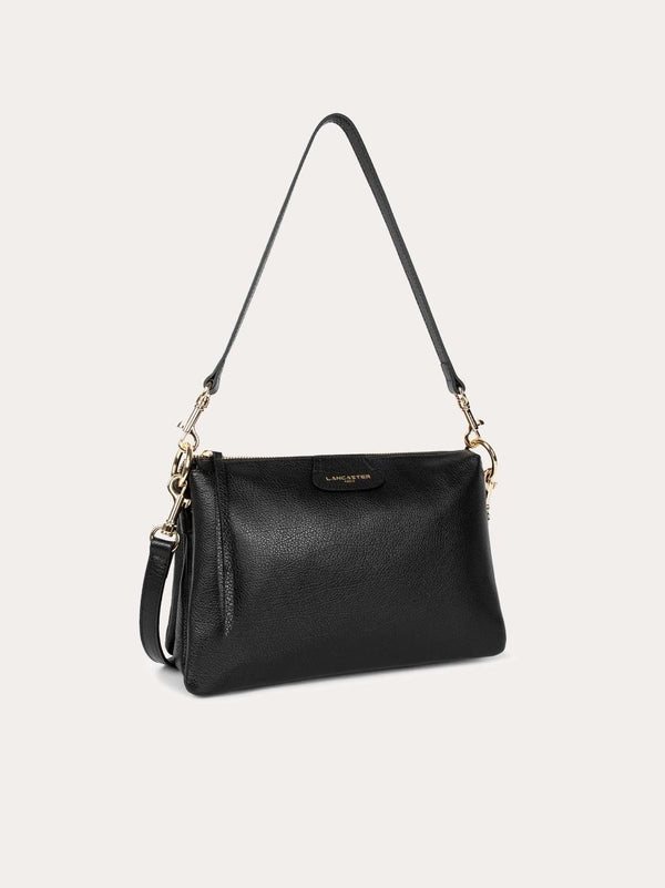borsa 3 soffietti con tracolla 52974 NERO LANCASTER 
