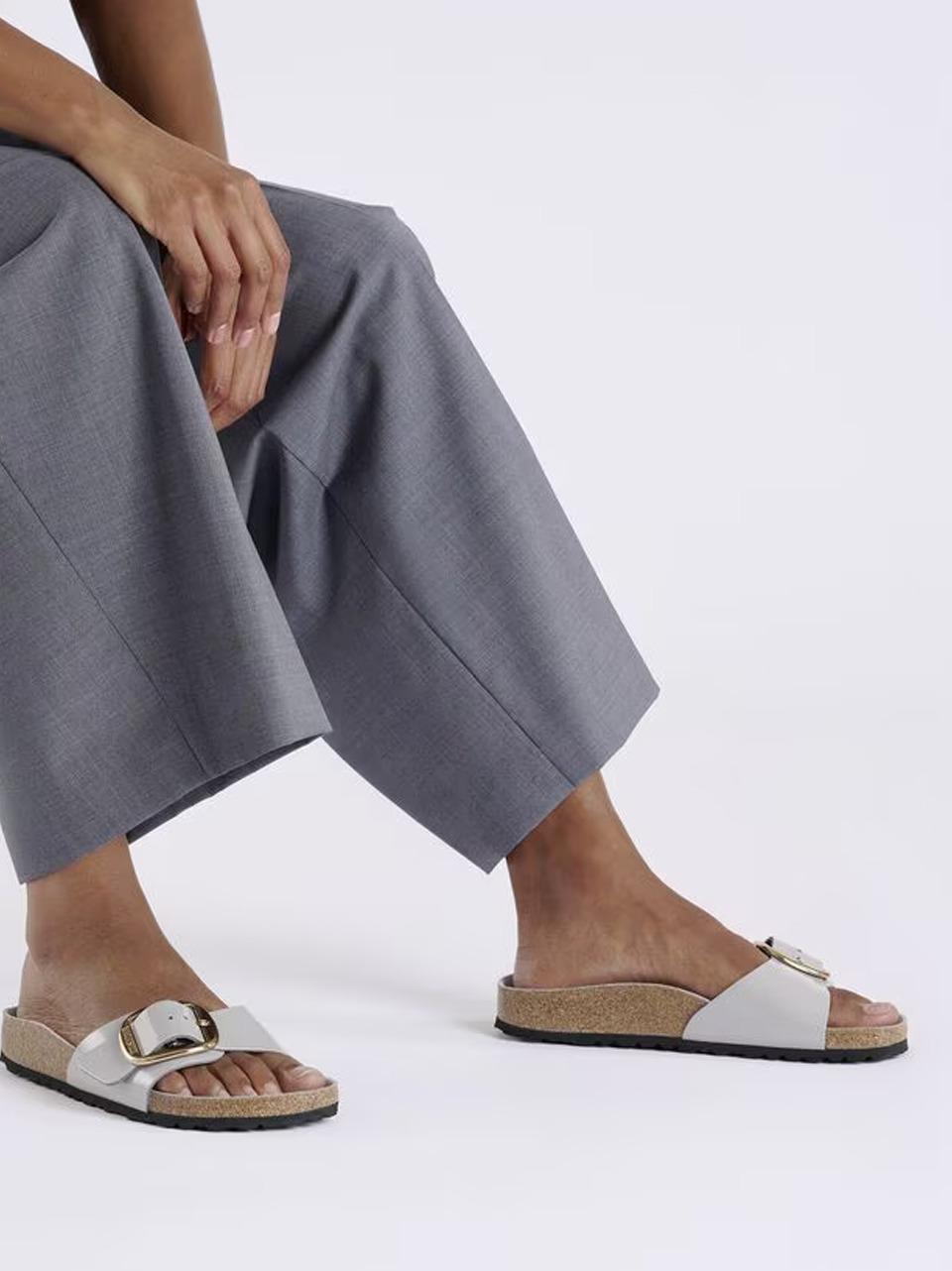 sabot madrid big bukle shine MADRID1029534 STONE COIN BIRKENSTOCK 